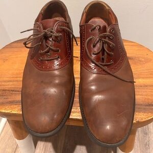 Johnston & Murphy size 12 brown oxfords